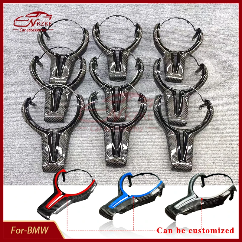 

Carbon Fiber Steering Wheel Cover Trim M Sport Performance for BMW F30 F01 F06 F10 F11 F20 F22 F31 F32 F36 M2 F87