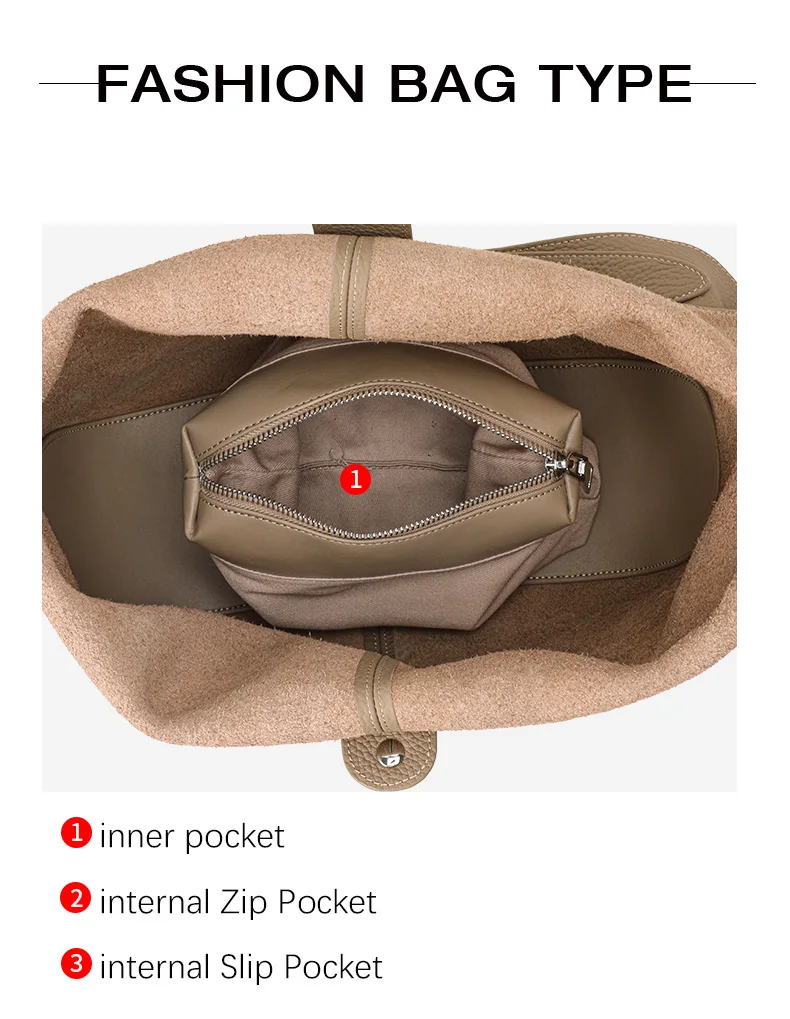 Unterarm- und Commuter-Tragetasche für Damen – Neuer Stil, stilvoll und vielseitig, großes Fassungsvermögen, Einzelschultertasche – Detail 6