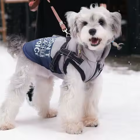 Pet Accessories Winter Dog Clothes for Small Dogs Warm Dogs Coat Schnauzer dog Clothing Sweatshirts Casual Dog Cat Clothing