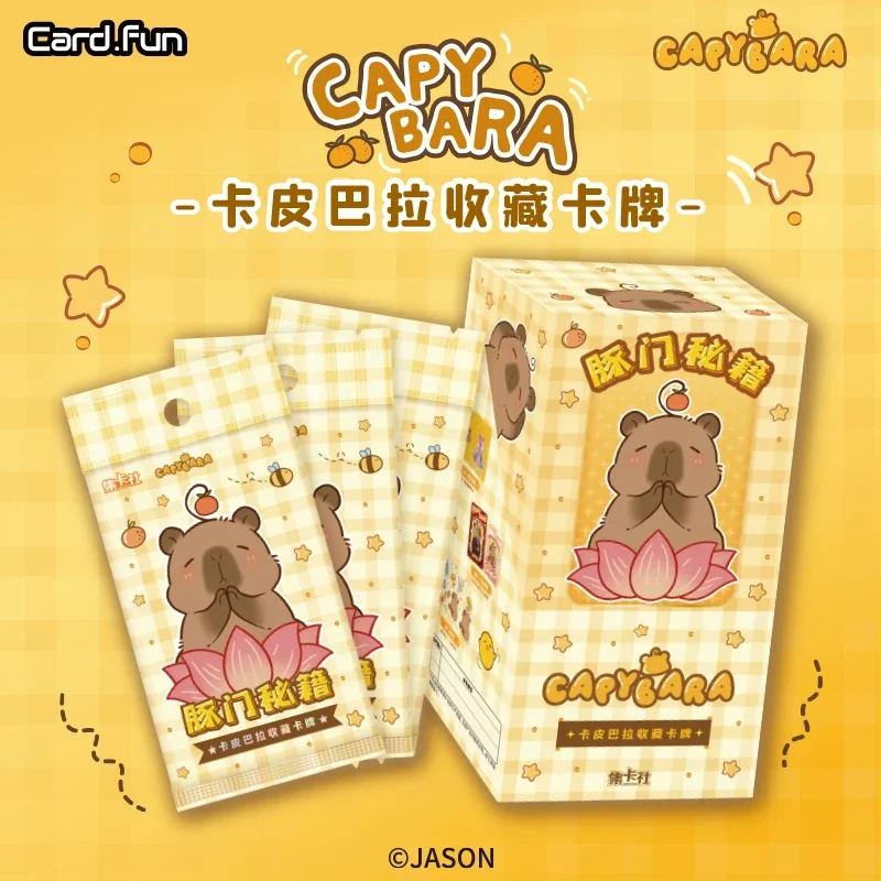 10 paczek CARDFUN Capybara kolekcjonerska gra karciana TCG CCG karty kolekcjonerskie prezentów urodzinowych