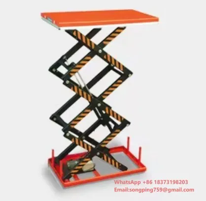 

Cheap Price Small Movable Hydraulic Electric Stage Lift Table 2.5 Ton