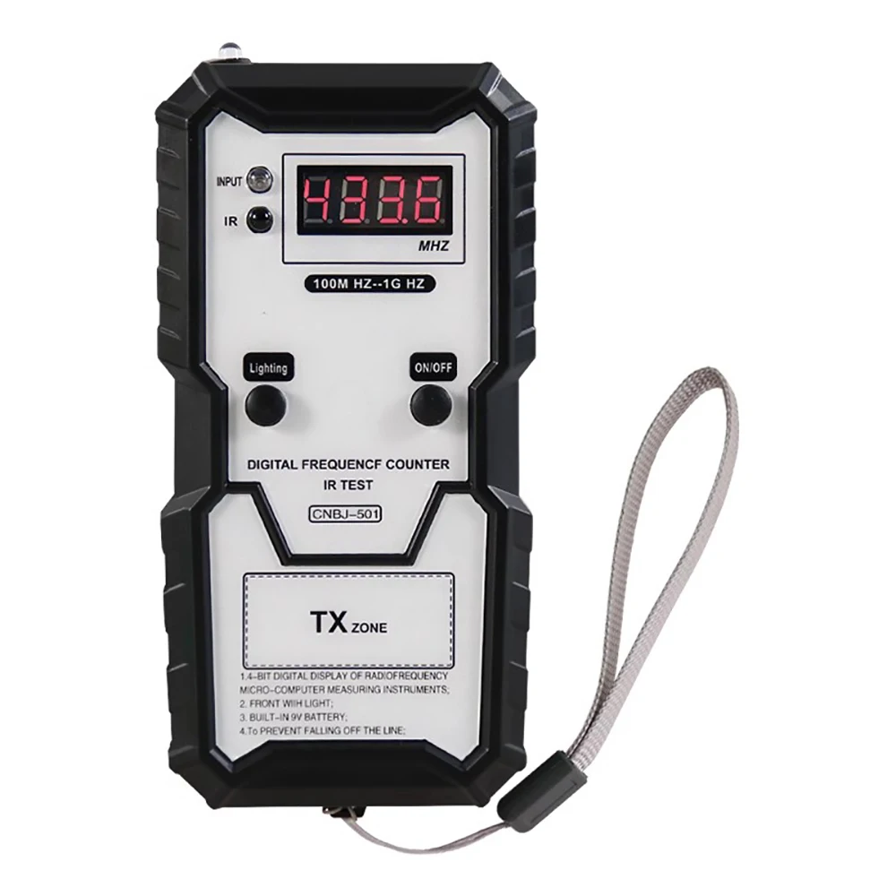 MZ-501 Car Keys Infrared Frequency Tester 100M-1G Hz Remote Control Digital Frequency Counter IR Test Instrument Tools