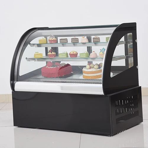 Cake Display Fridge Glass Display Cabinet Cupcake Pastry Cooling Showcase glass door chiller freezer