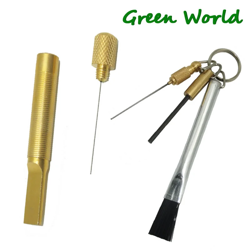 Green World Muzzleloader Wedge Pin Punch and Touch Hole Pick,Gun Clean & Care Tool