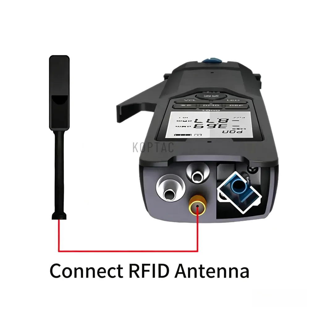Vingent Fiber Optic Cleanout Instrument Port Inspection with Red Light Power Meter Network Port Diagnostic Instrument