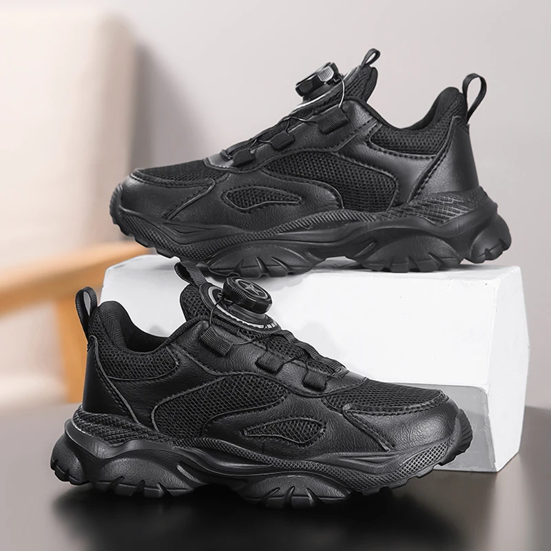 子供スポーツシューズ新しいカジュアル軽量メッシュ通気性スニーカー子供男の子屋外快適な滑り止めランニングシューズ