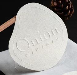Sticker embossed label LOGO printing custom sealing matte sticker Custom adhesive brand logo sticker