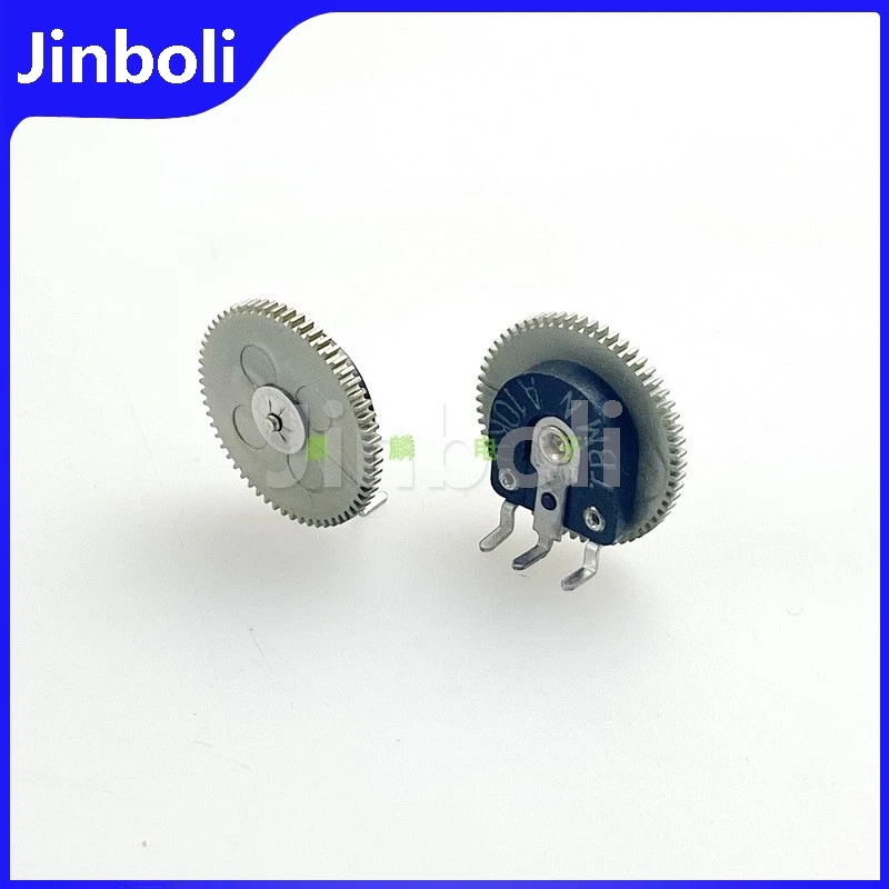 10PCS 16*1.3MM Dial Gear Potentiometer A10K A103 Duplex 5Pins Radio Volume Wire Control Volume Adjustment Switch