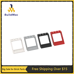 10Pcs MOC Parts 60806 Roof Window 4 x 4 x 3 Compatible Bricks DIY Assmble Building Blocks Particle Kid Puzzle Brain Toy Gift