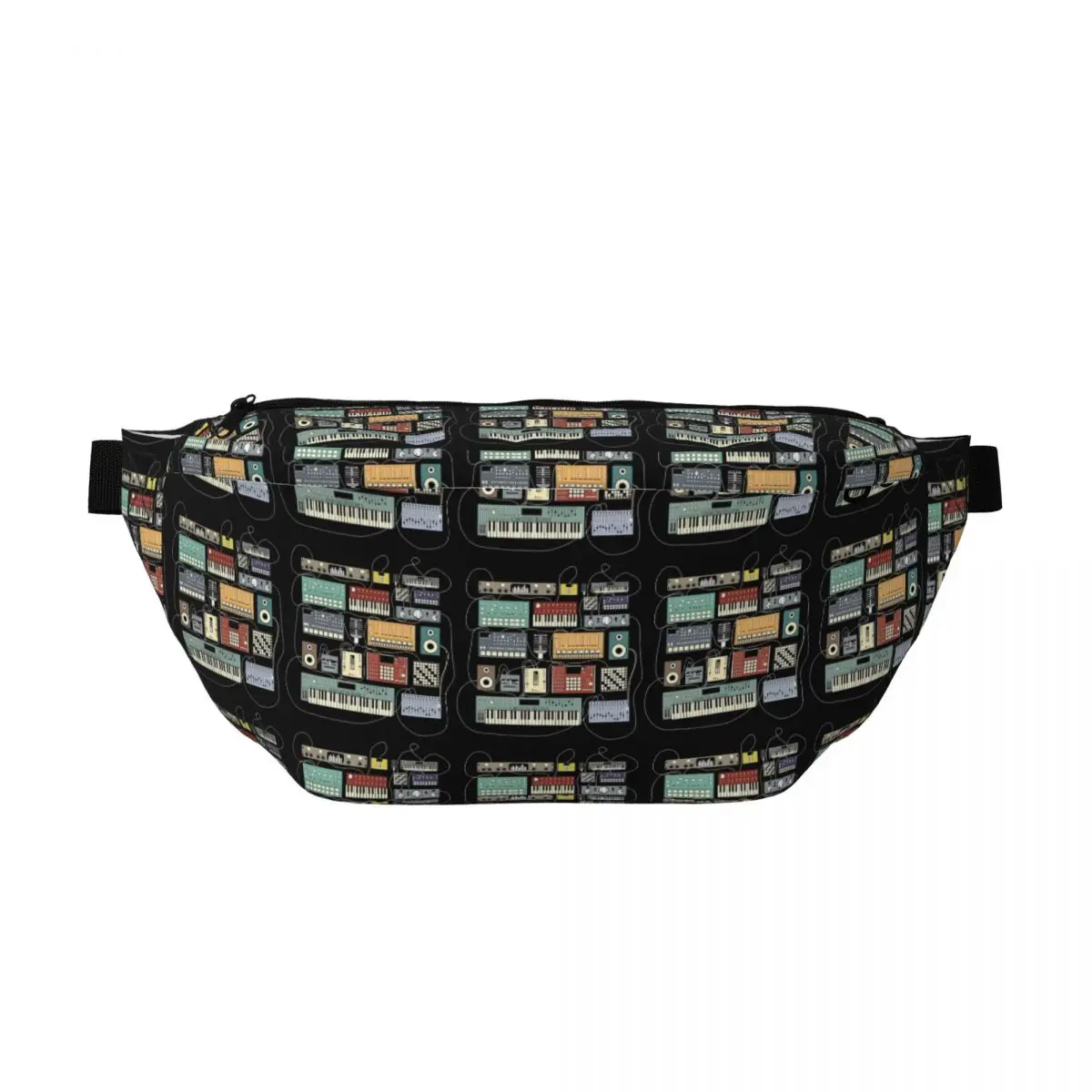 

Сумка-бананка через плечо для электронного музыканта, синтезатора и диджея, унисекс, регулируемая поясная сумка, чехол для телефона, нагрудная сумка