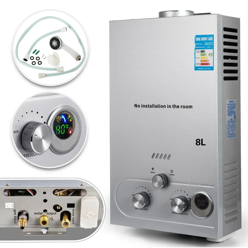 

8L LNG On-Demand gas water heater Hot Water Heater