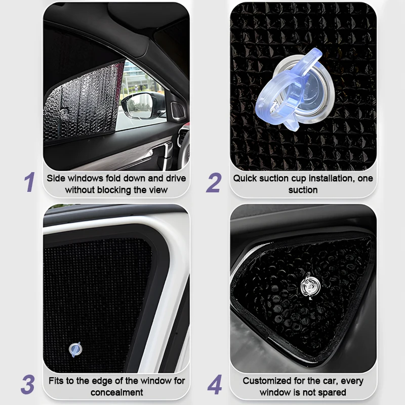 Volkswagen Caddy 2K MK3 VW Caddy Maxi 2003~2019 フルカバーサンシェード 紫外線防止パッド サンバイザー サイドウィンドウ フロントガラスカバー