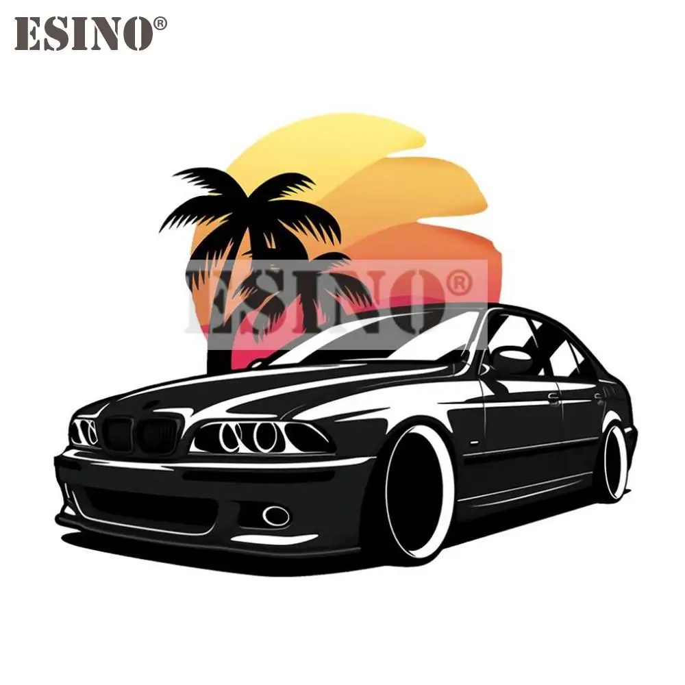 Car Styling Classical Draft Art for BMW E39 E46 E90 Car Accessory Creative PVC Waterproof Sticker Car Whole Body Vinyl Decal