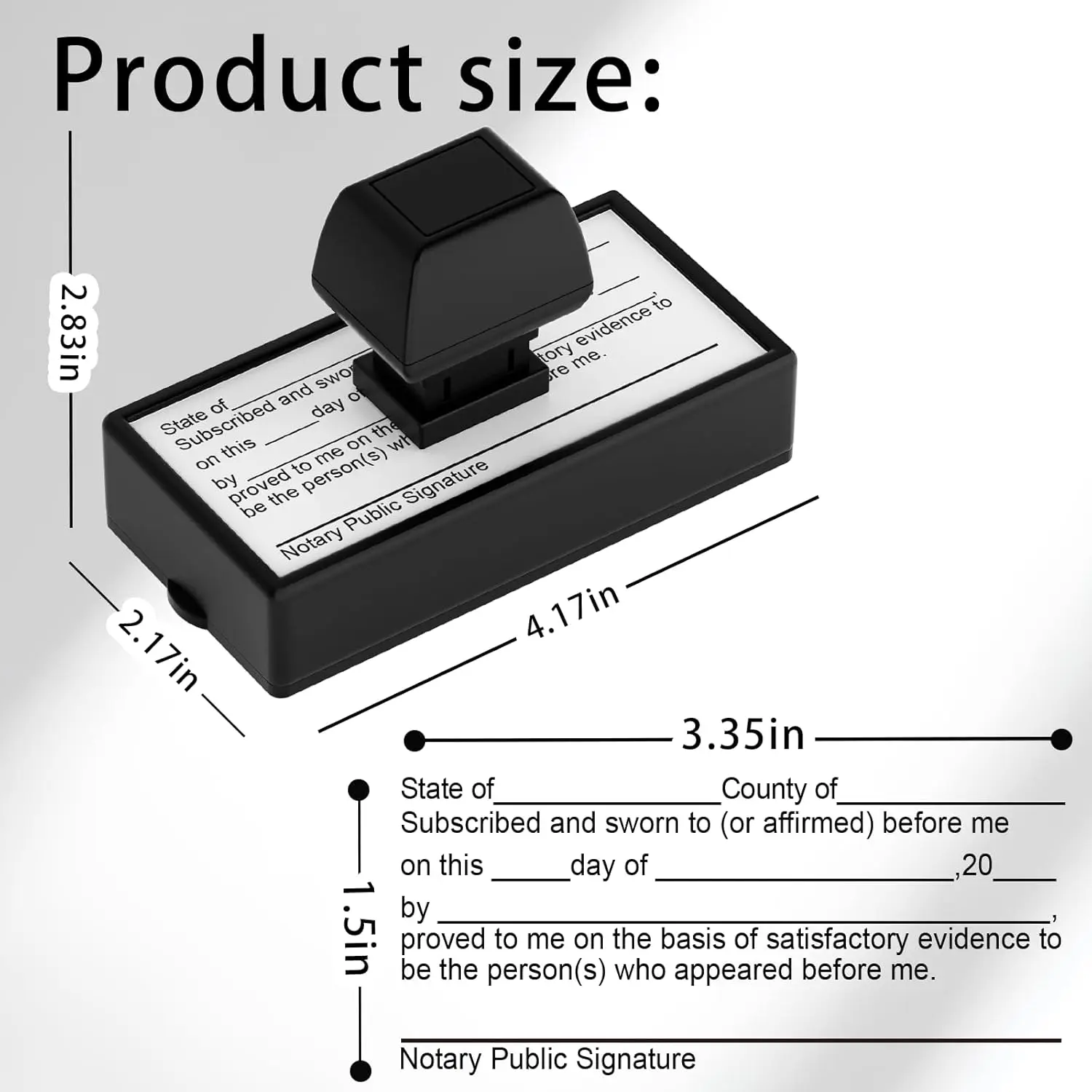 طوابع Notary، ختم Notary Jurat، لوازم Notary سهلة التخزين، ختم Notary، ختم Notary