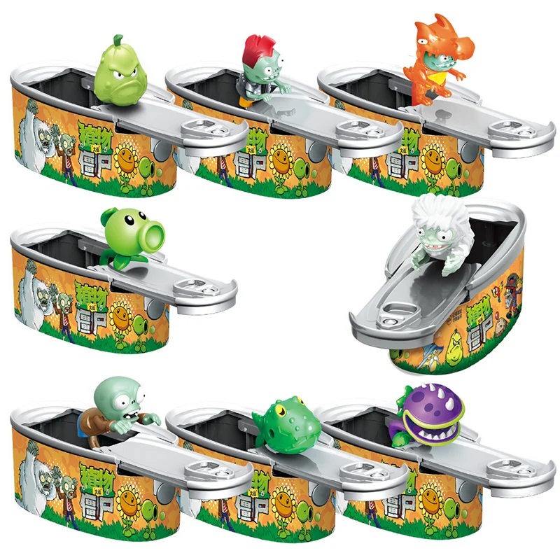 النباتات الحقيقية مقابل. لعبة الزومبي سربرايز بسحاب علبة الحركة Peashooter Squash Yeti Imp الأساسية لعبة زومبي نموذج لعب هدايا للأطفال