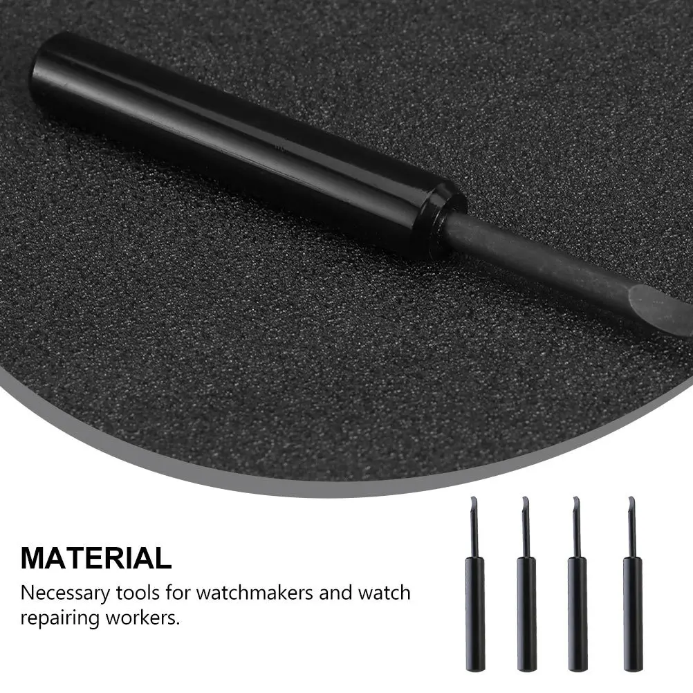

4Pcs Watch Case Opener Tool Pry Type Metal for Opening Snap Off Backs Replacement Repair Watchmaker Use