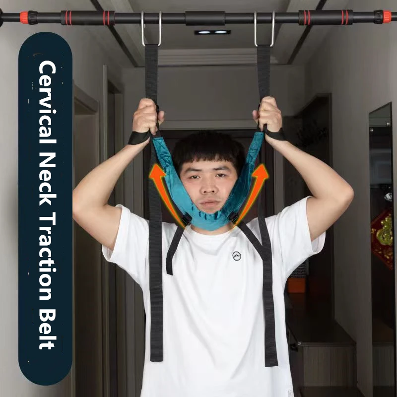 

Cervical Neck Traction Belt Hanging Neck Stretching Cervical Spine Spondylosis Orthosis Treatment Device Vertebra Traction Frame