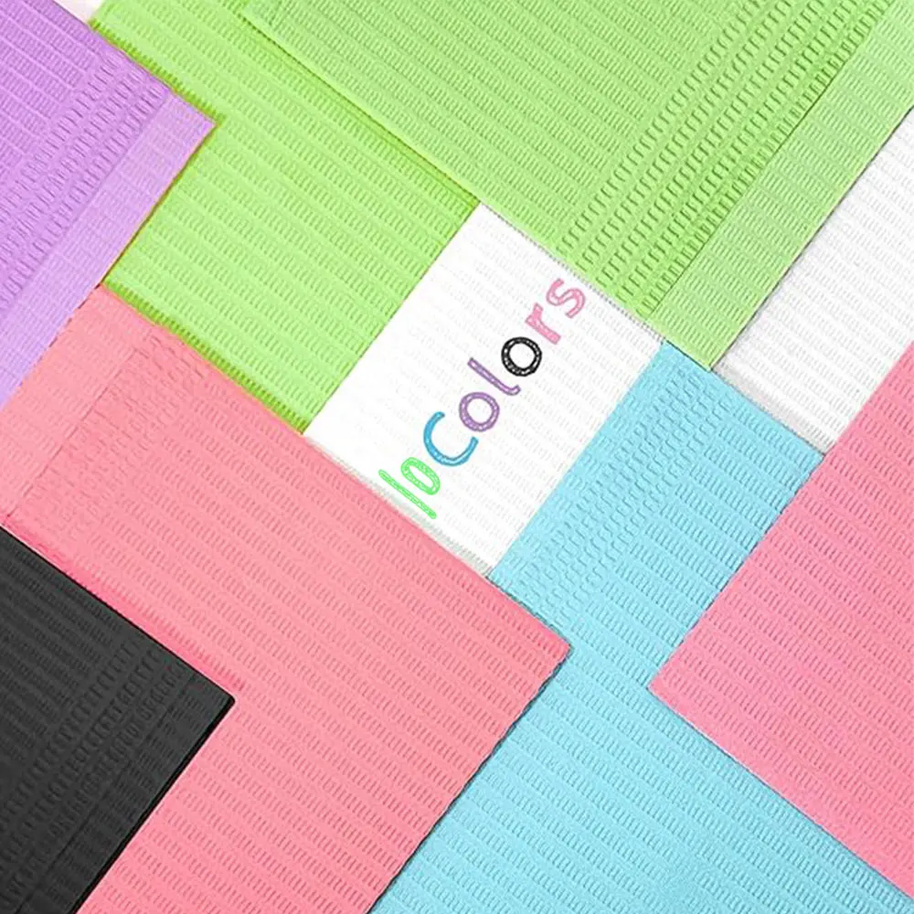 50 قطعة المتاح مقاوم للماء الوشم وسادة نظيفة الوشم المرايل الجدول يغطي وسادة نظيفة المريض الأسنان المناديل الوشم اكسسوارات