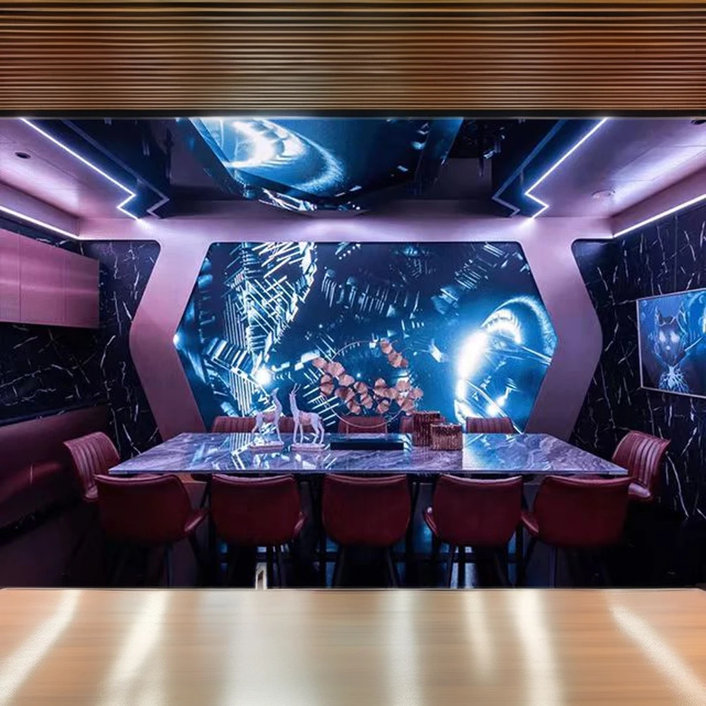 Customizable HD Transparent Film Customized Indoor/Outdoor Full Color LED Display Screen Thin Wall Video Wall