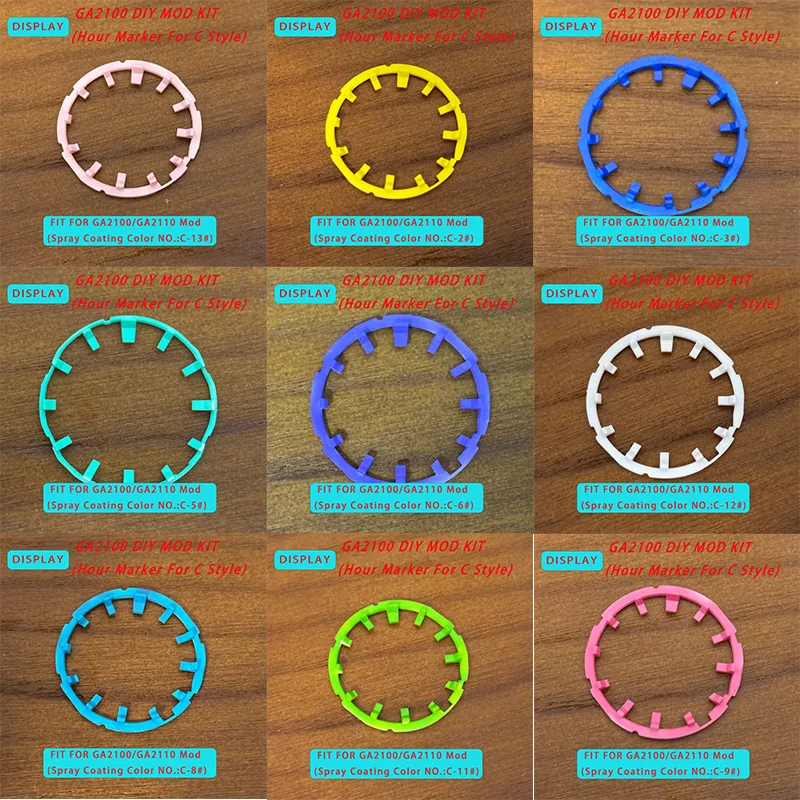 Suitable for GA2100/GA2110 Parts Watch Kits Metal Spray-Coating Color C-style for Hour Marker Modify