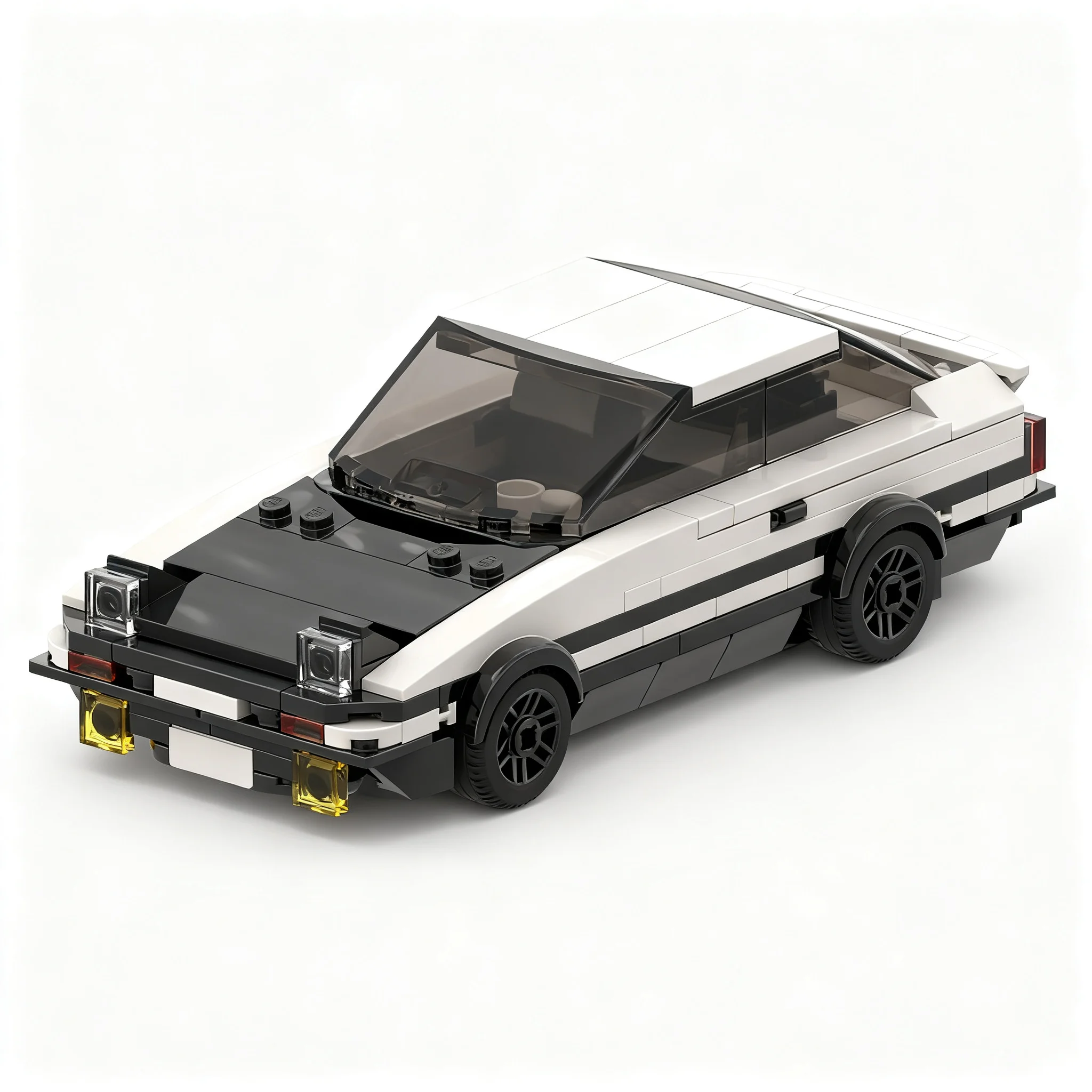 258pcs MOC Cars White Car Model Building Blocks Christmas Gift Construction Toys Craft Brick DIY Idea Assemble Birthday Creative