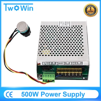 500W แกนแหล่งจ่ายไฟ DC,220V 110V Mach3 Speed Controller ตัวแปลงไฟฟ้าสำหรับ CNC เราเตอร์ไม้แกะสลักเครื่องมิลลิ่ง