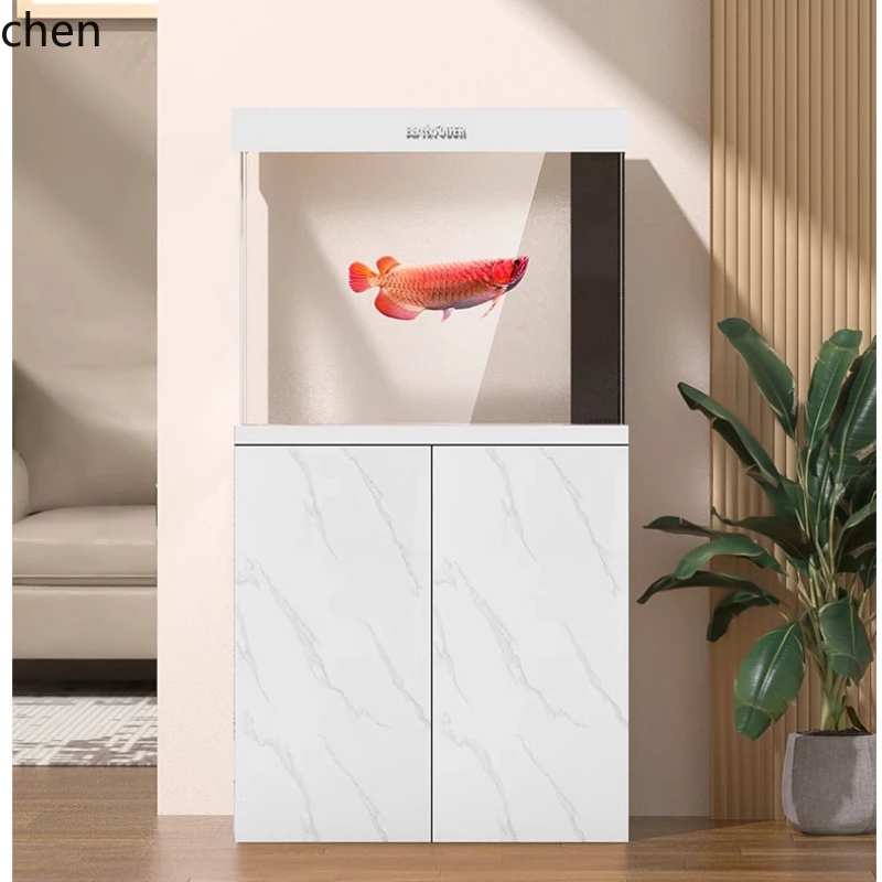 

ZML small and medium-sized fish tank living room office water-free household glass bottom filter dragon fish koi tank