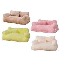 Pet Sofa Kennel Durable Non Slip Removable Cover Pet Bed Cat Sofa Couch Mini Dog Couch Sofa Dog Beds for Small Cats and Dogs