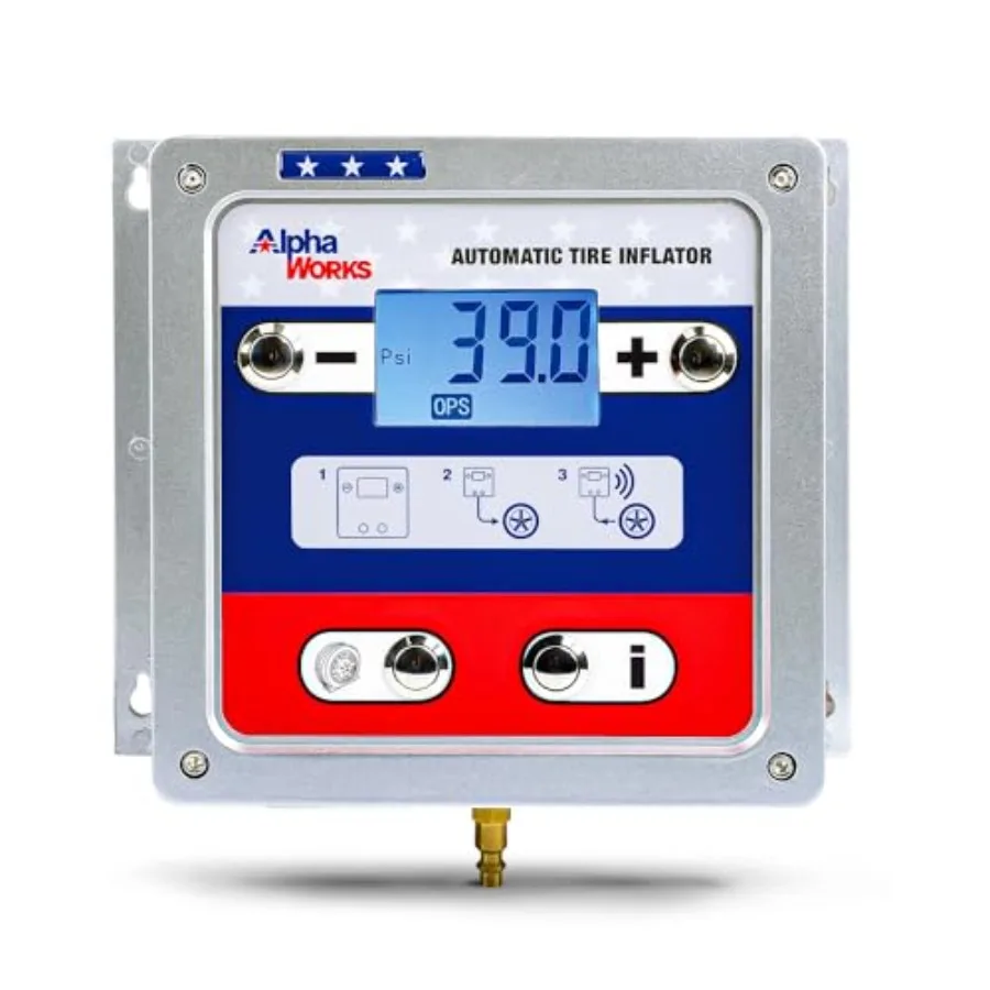 

Настенный автоматический манометр для шин с ЖК-дисплеем для всех автомобильных шин: 110240 В переменного тока, латунь, 1 4 дюйма, NPT Air