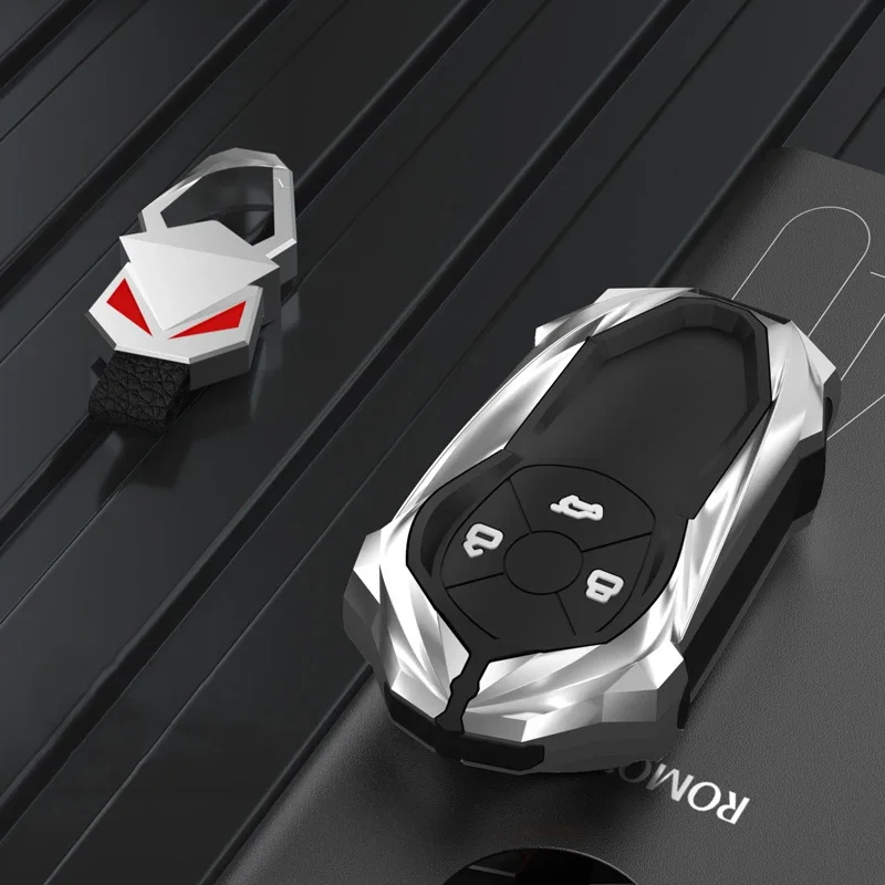 

Zinc Alloy Car Key Case Cover Fob Accessories For Great Wall Euler Good Cat Tank 300 500 For Haval Big Dog