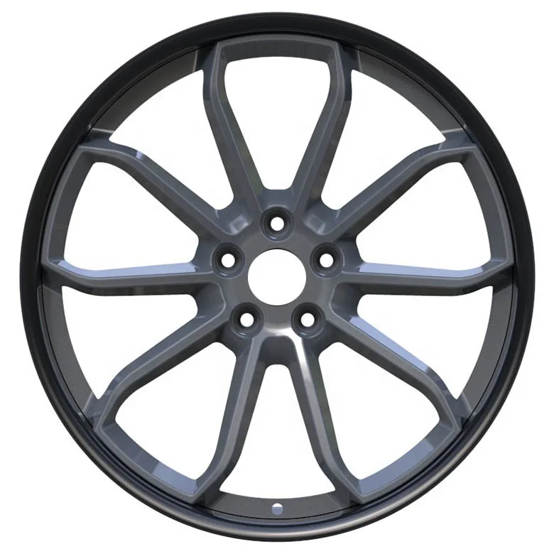 forged two-piece 6061-T6 aluminum alloy car wheels 17 to 24 full size