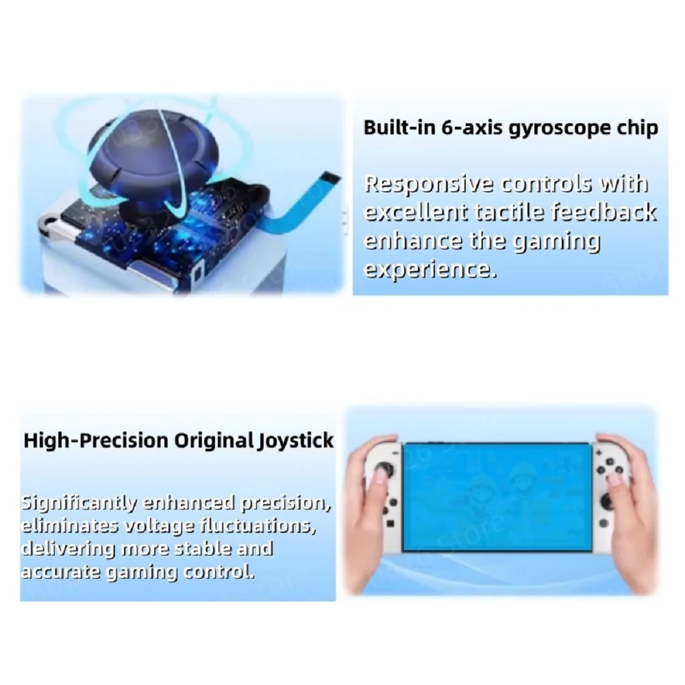 Picture 4: 2pcs Replacement 3D Analog Joystick for Nintendo Switch Lite and Joy-Con Left or Right Analog Thumb Stick Joystick Replace