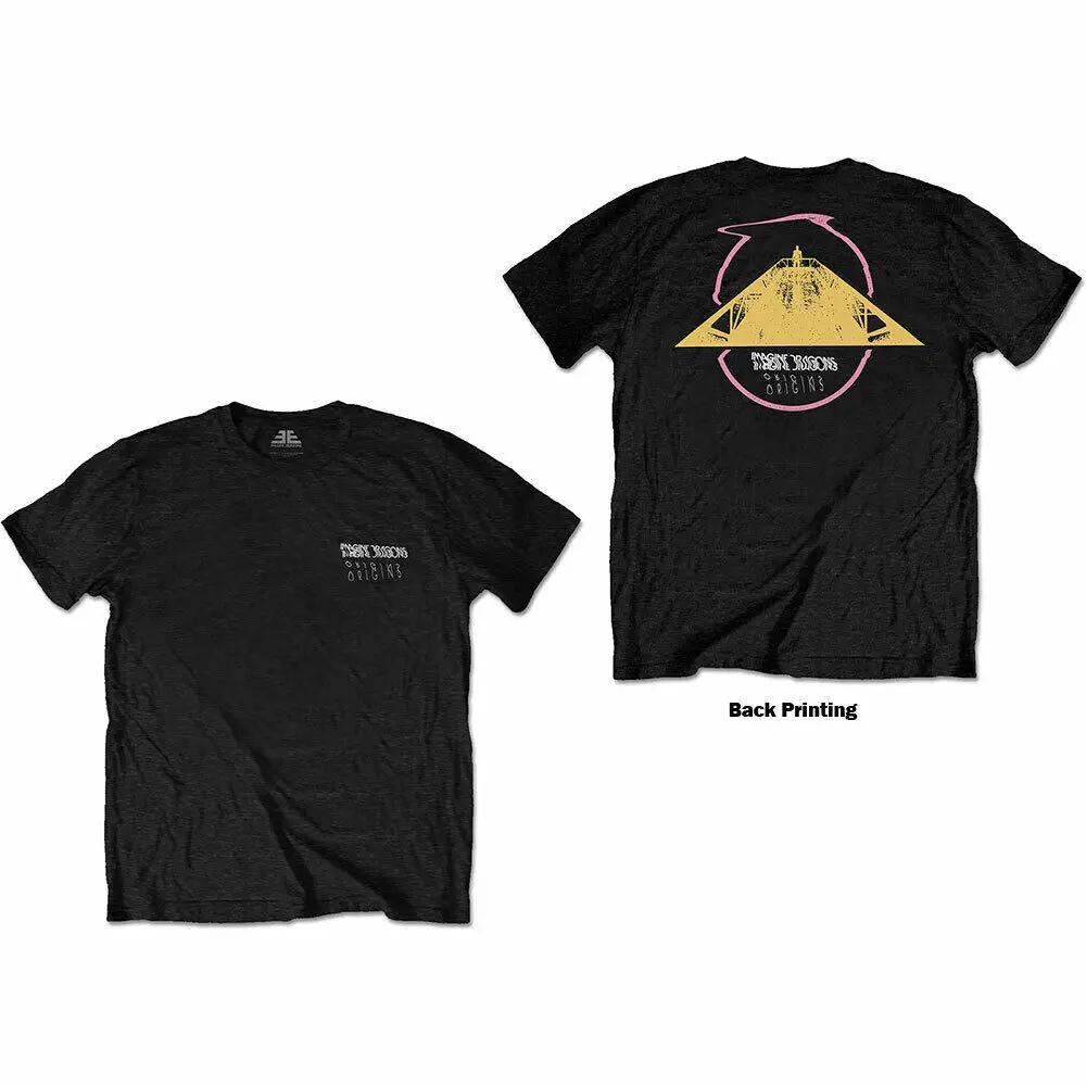 Imagine Dragons Triangle Logo Official T Shirt Mens