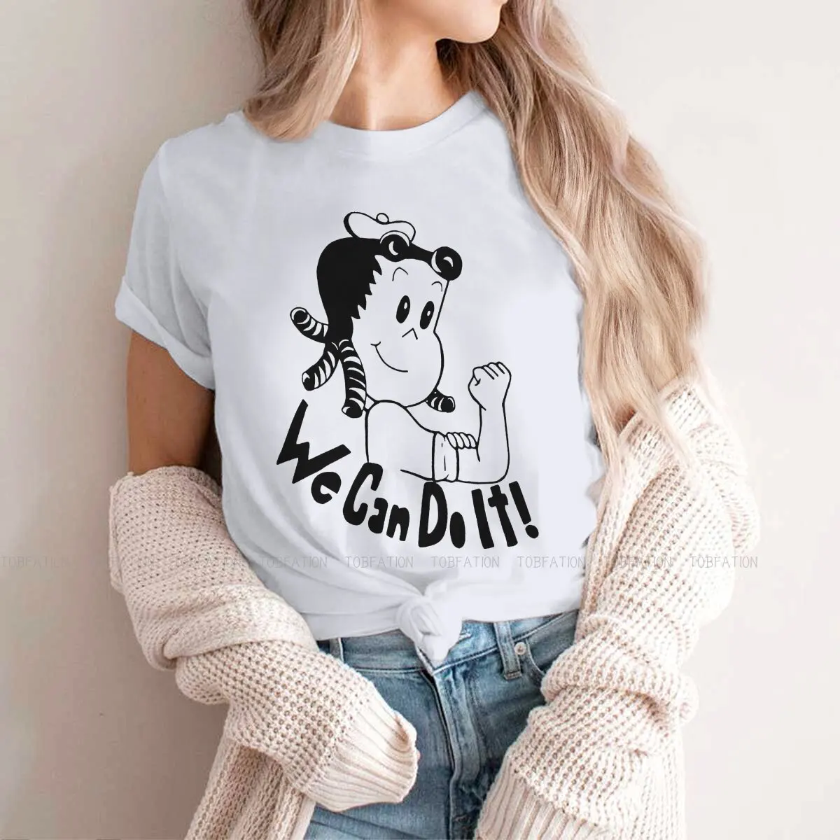 Want More Out Of Your Life  O Collar TShirt Little Lulu Cartoon Fabric Original T Shirt Girl Individuality Big Sale