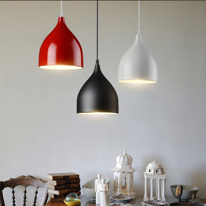 Modern Pendant Ceiling Lamps Loft for The Kitchen LED Pendant Lights Hanglamp for Kitchen Island Hanging Light Fixture