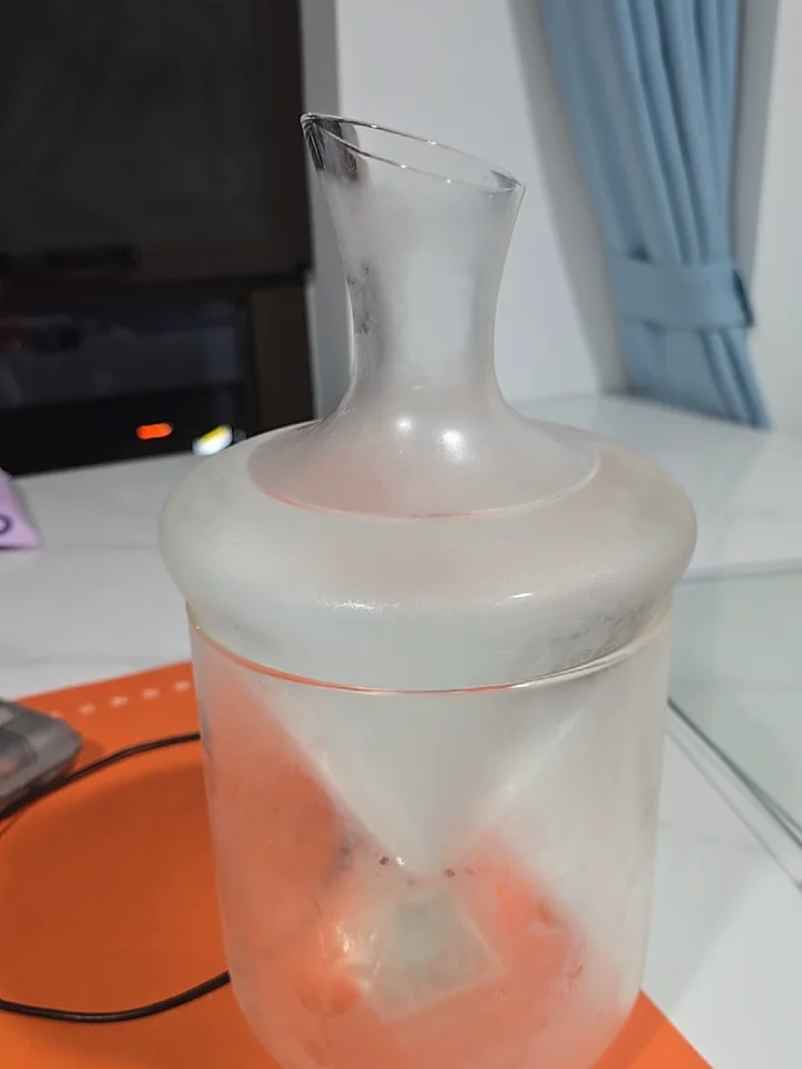 For Rotatable Glass Wine Carafe with Ice Bucket, Multi-purpose Wine Decanter, Household Wine Serving Utensils