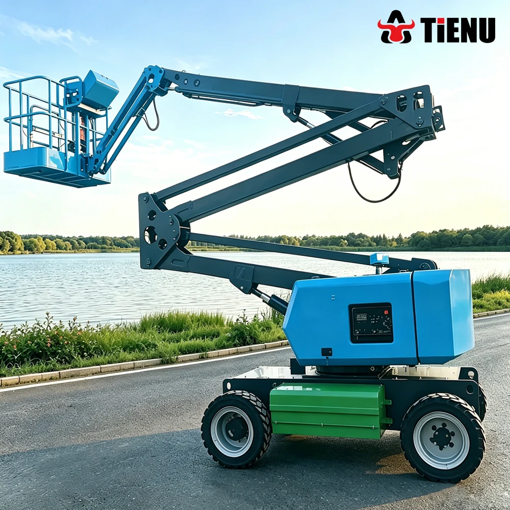 Mobile Aluminum Alloy Scissor Lift Platform for Construction Applications Electric Aerial Work Platform