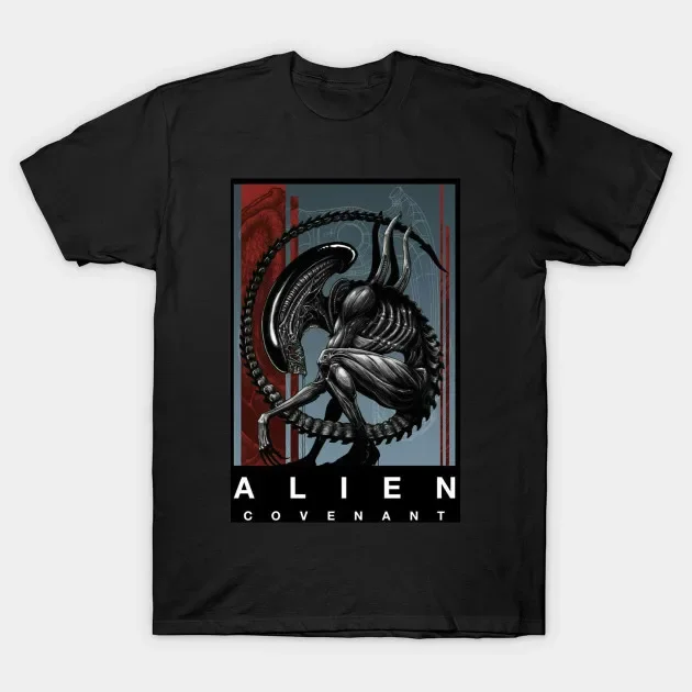 

Alien Xenomorph T-Shirt. Premium Cotton Short Sleeve O-Neck Mens T Shirt New S-3XL