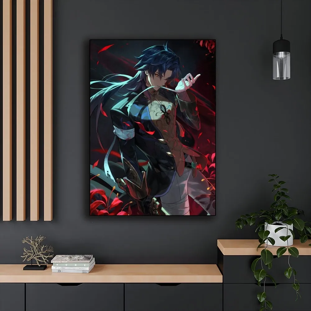 1pc Honkai star Rail Blade Poster Paper Print Home Bedroom Entrance Bar Cafe Art Painting Decoration