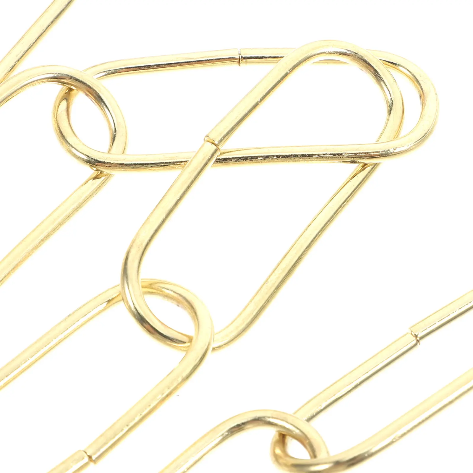 Clothes Display Hanging Chain Chains for Costume Decorative Golden Market Shop with Hook