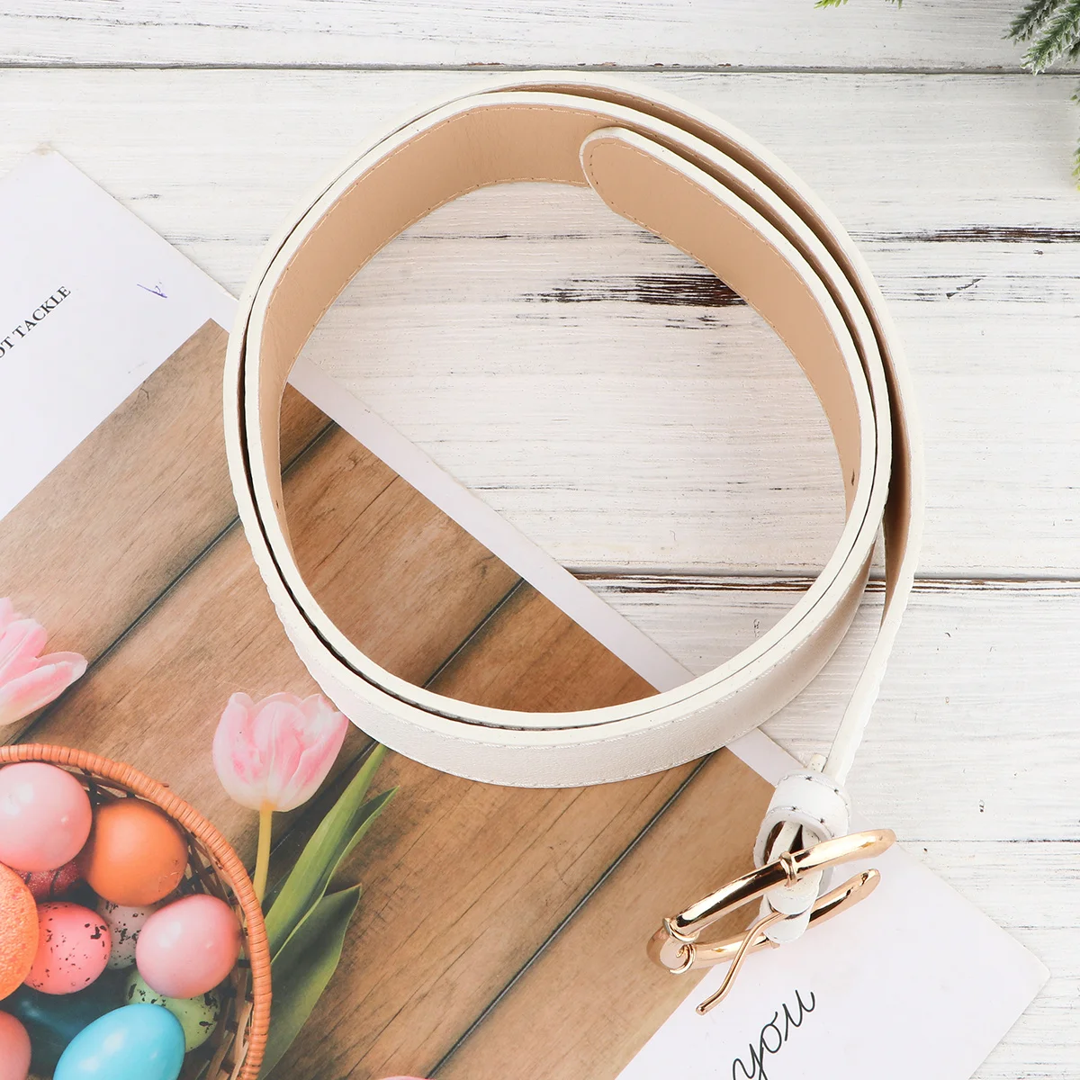 

1Pcs Simulated PU Waist Belt Wide Solid Waistband Durable Round Pin Buckle Stylish Accessory for Women Jeans Dresses