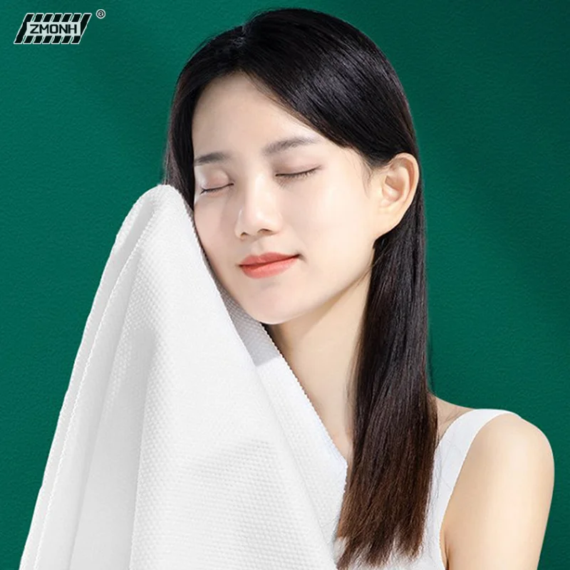 

[H]10pcs 30*70CM Disposable Compressed Towel Large Thickened Bath Towels Travel Hotel Bath Washable Towels Face Cleansing Towels