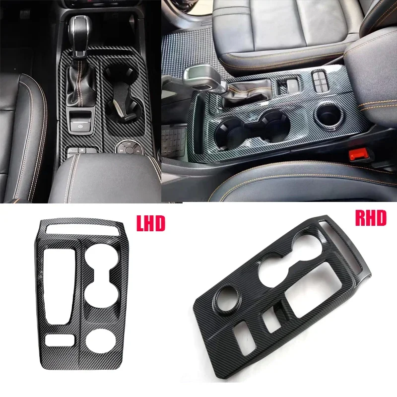 

Автомобильная Центральная панель переключения передач LHD RHD для Ford Everest/Ranger 2023 2024, держатель стакана для воды, панель управления, аксессуары для интерьера