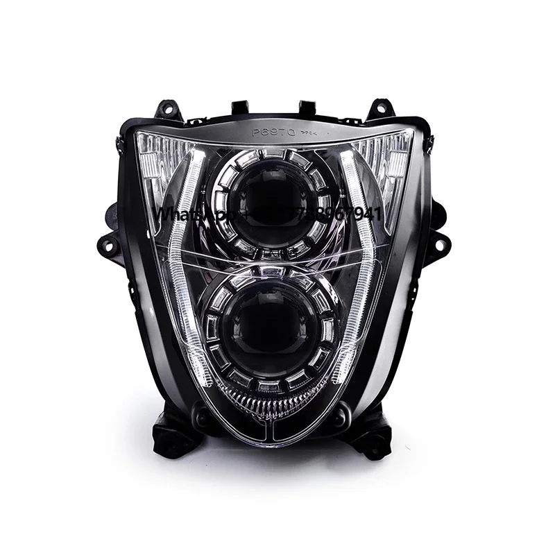 

KT Motorcycle New Full LED Headlight Assembly for Hayabusa GSX1300R 2008-2020 6000k ABS Plastic Front Headlamp