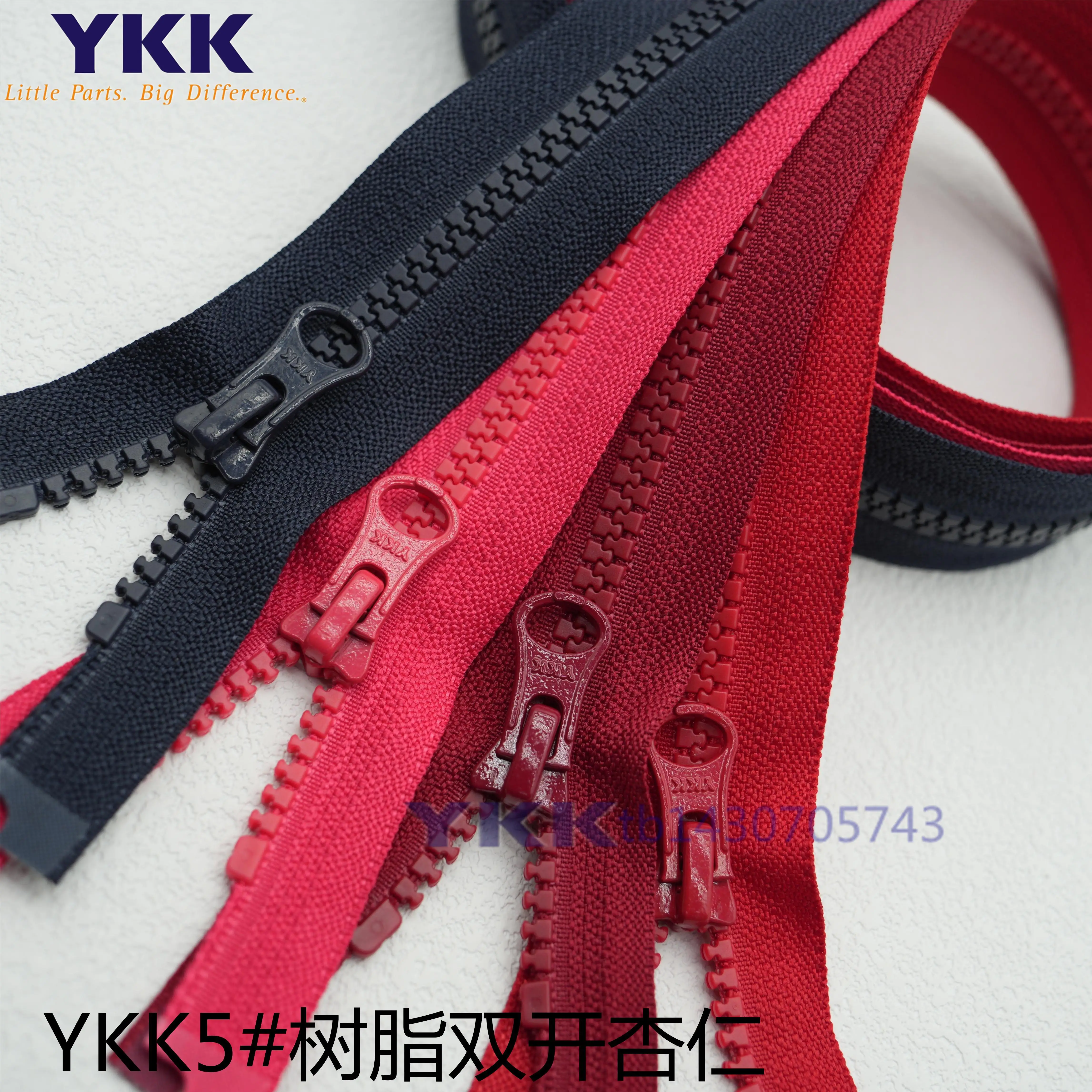 

YKK5 #resin Double-ended Open Zipper Down Placket Long Zipper, Coat Cotton-padded Cotton-padded Jacket
