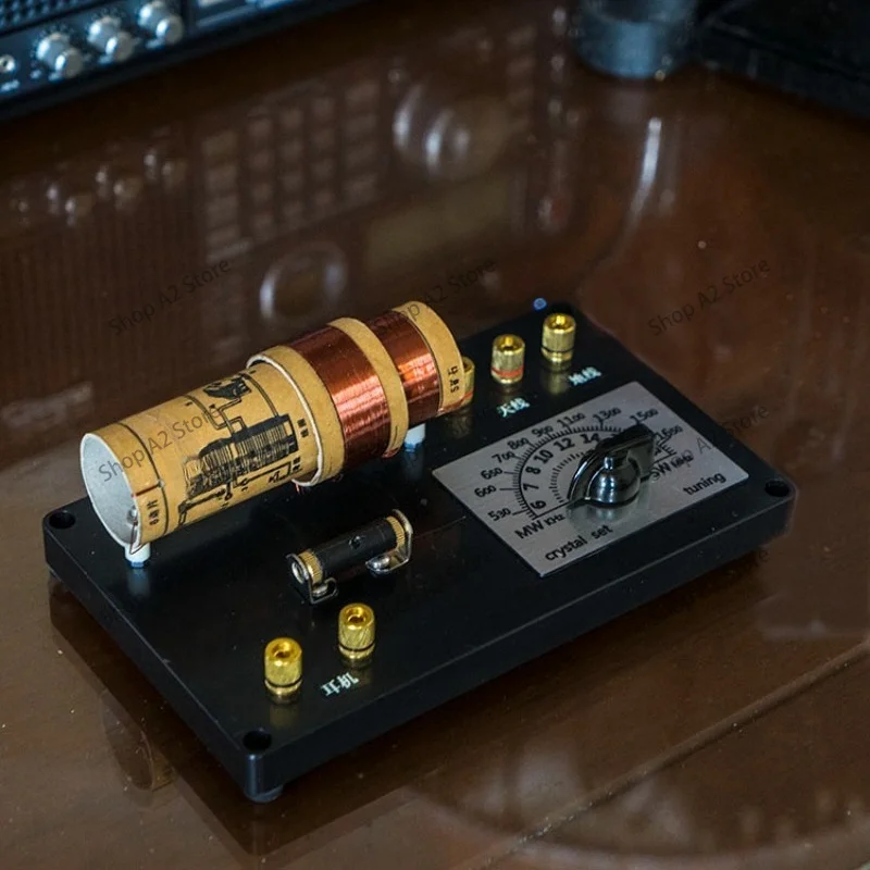 Vintage Analog Receiver DIY AM/FM Radio Kit With Crystal Detector  STEM Projects