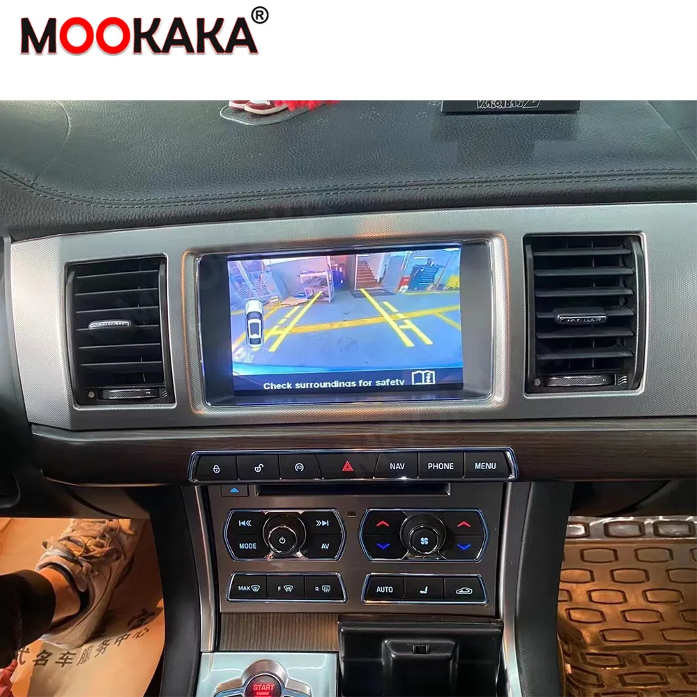 For Jaguar XF 2008~2015 Car Radio Player Android Carplay Air Conditioning Touch Screen Multimedia GPS Navigation Head Unit view 3