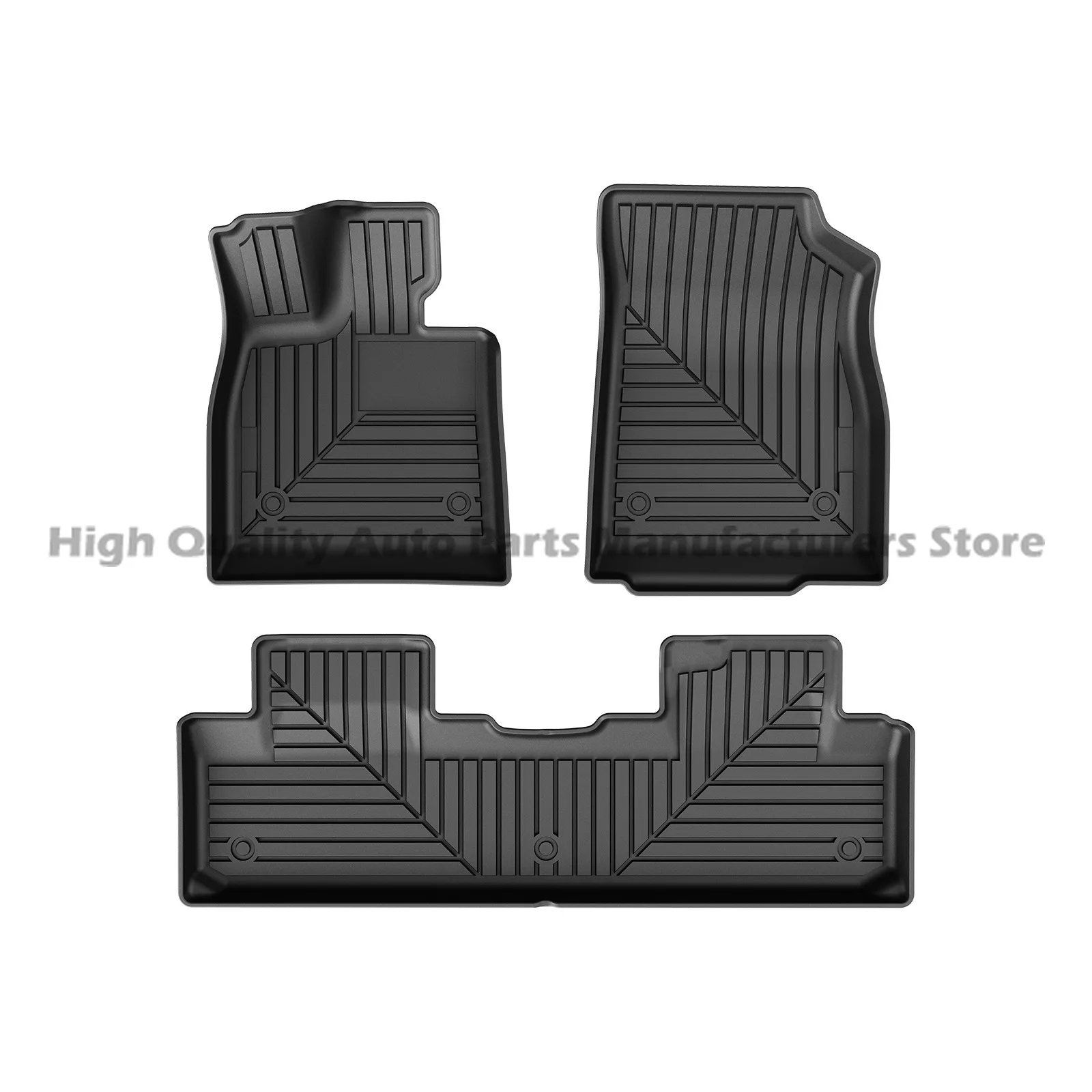 1set Perfect Fit For BYD Song Plus DM-i 2023  Custom TPE Floor Mats - Eco-Friendly, Full Set Including Trunk Mat