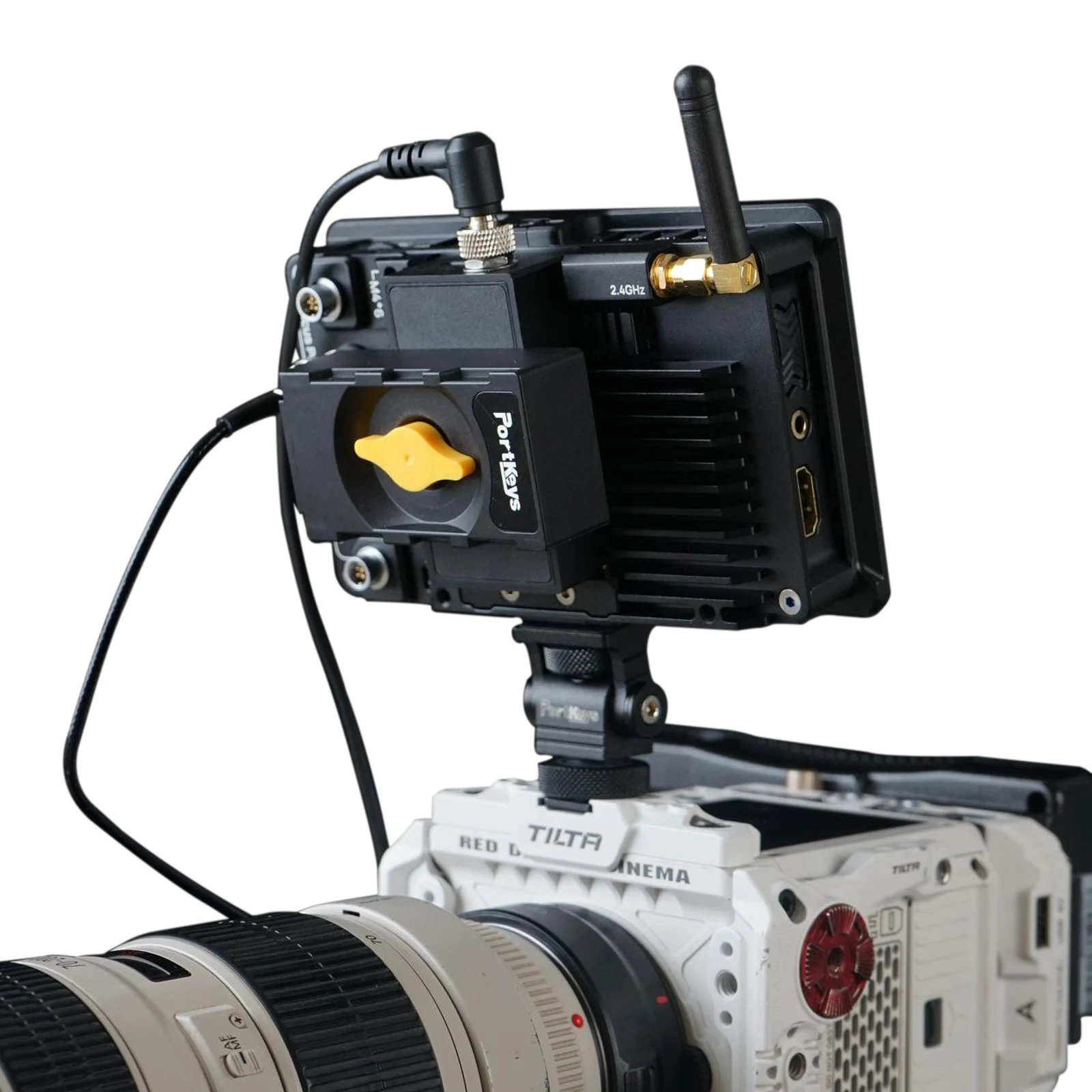 Portkeys BD1 وحدة بطارية دمية NPF قابلة للتحويل على الوجهين مزود طاقة D-TAP B إلى DC لمراقبة نقل الفيديو اللاسلكي #3