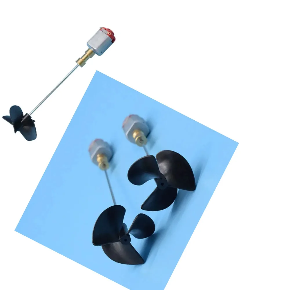 

36mm/42mm 130 Strong Magnetic Dual Motor DIY Set Small Boat Power Kit Motor Propeller Set Forward and Reverse Propeller Set